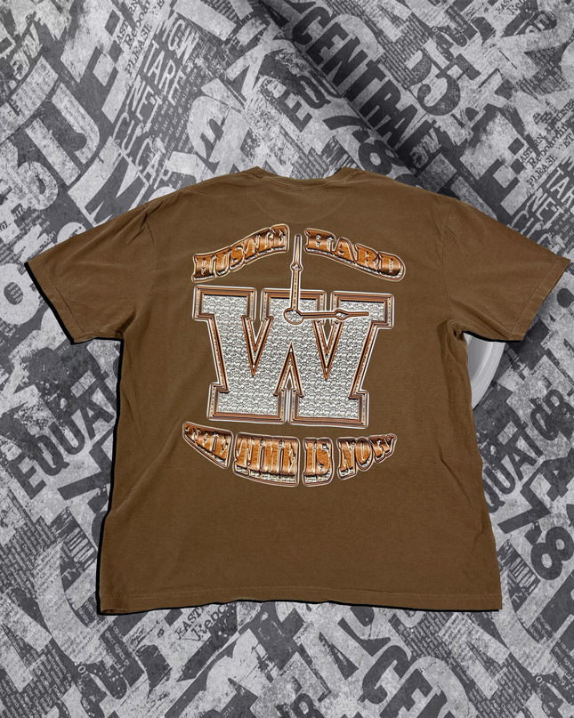 Hustle Hard Brown