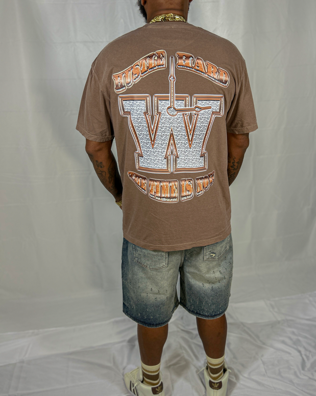 Hustle Hard Brown