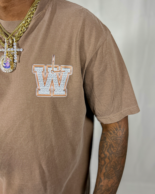 Hustle Hard Brown