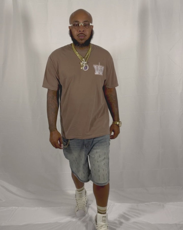 Hustle Hard Brown
